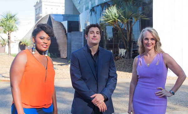 De izquierda a derecha Danielle Brooks, Jason Biggs y Piper Kerman