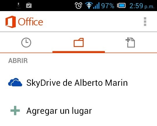 Office Mobile en Android