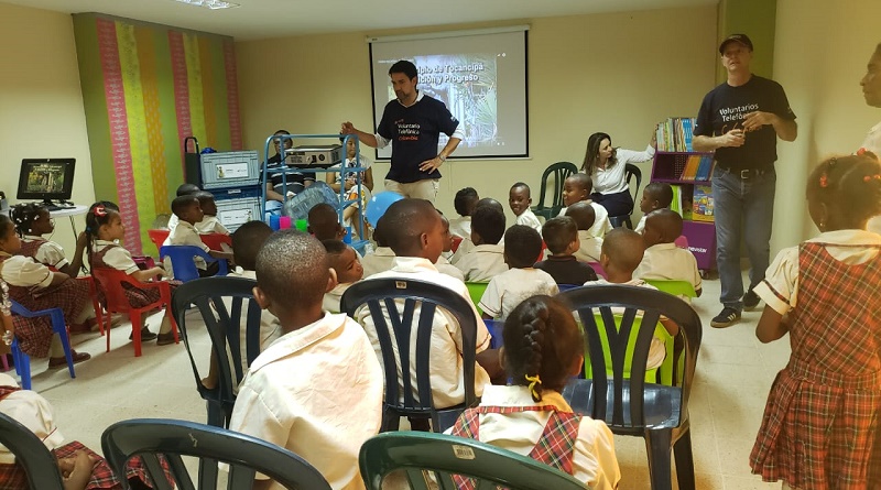Voluntarios de Telefónica Movistar Desafío Solidario en Quibdó