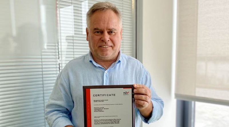 Kaspersky ISO 27001