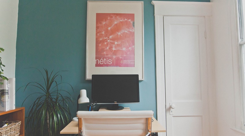 Canva - Work Station in a Small Room