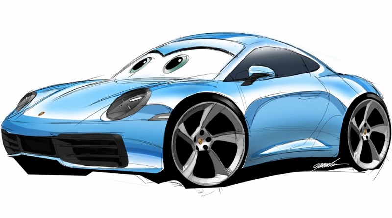 Sally en Cars