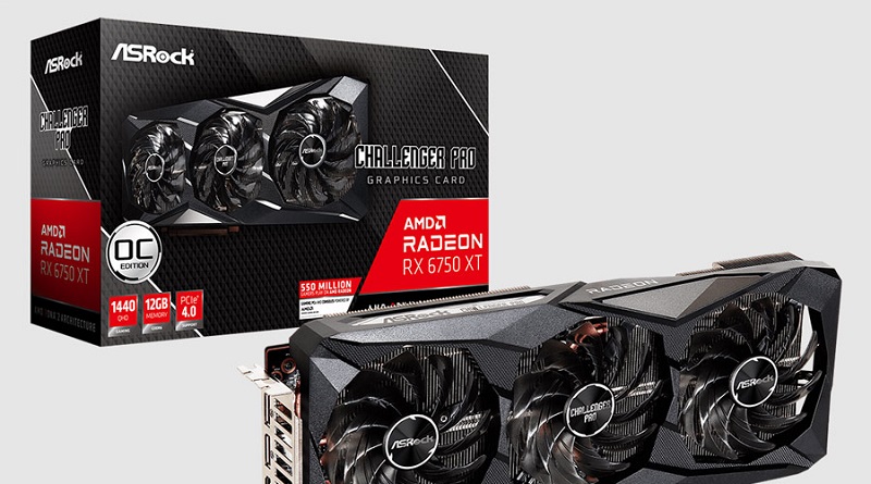 ASRock Radeon RX 6750 XT Challenger Pro 12GB OC